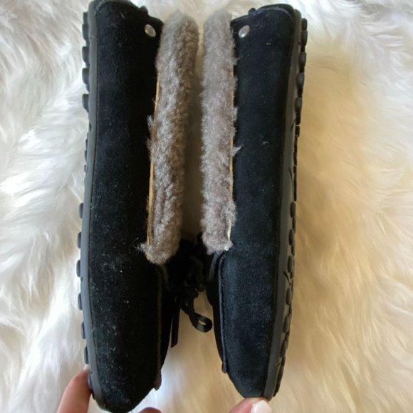 UGG Women's Solana Loafer Slipper Black Womens 11 - Picture 5 of 10